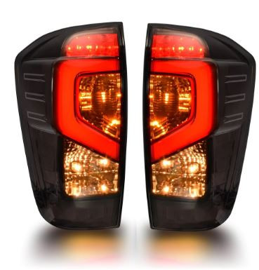 Nissan Navara NP300 2016-2025 Tail Light Led Lamp Assy Black Lens Pro-4X Style