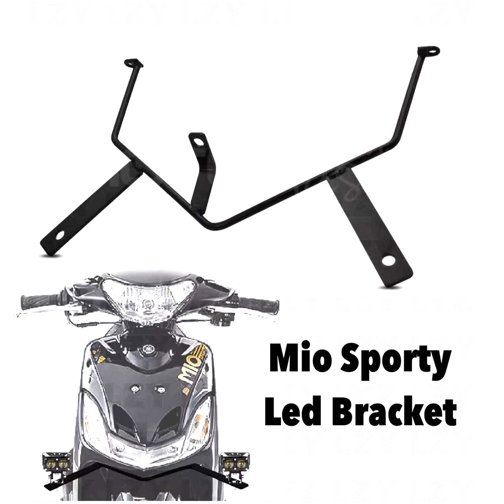 AHIM-127 YAMAHA Mio Sporty Mio Soul MINI DRIVING LIGHT LED BRACKET Bluewater Heavy Duty Steel