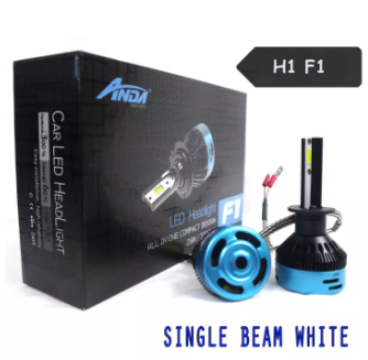 F1-H1 LED Bulb Headlight Bulbs Kits Auto Car 33W 3600L 6500K Bright LED BULB SINGLE BEAM