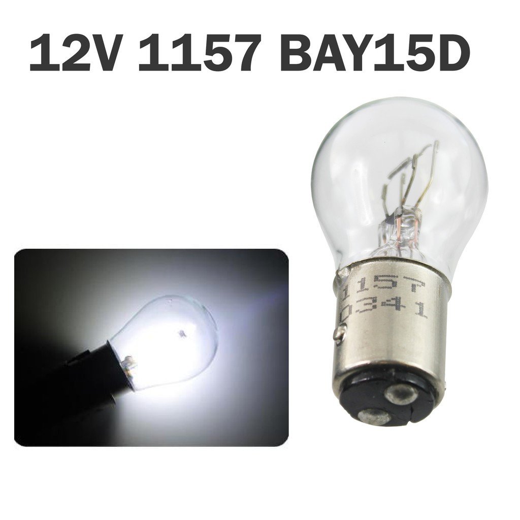 NAPA NBU1382 12V 21W Halogen Stop/Tail Bulb – Single BA15s 21W – Long Life