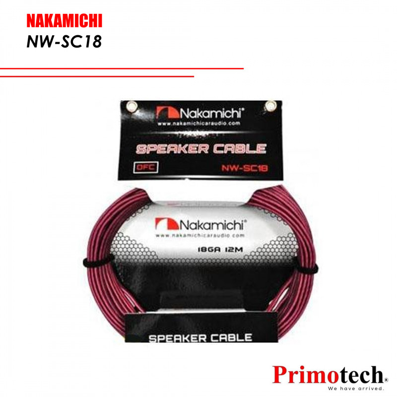Nakamichi Speaker Cable NW-SC18 OFC 18GA 12 meters